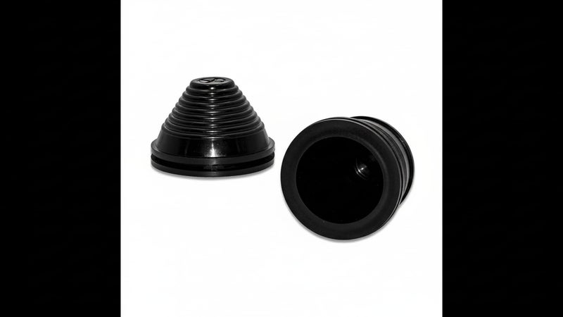 Flyshop Black 60mm 2-3/8" Tower Shaped Grommet, 50mm 2" ID, Hole Plug Synthetic Rubber Grommets Wire Protection Firewall Rubber Plug, 4-Pack - Image 5